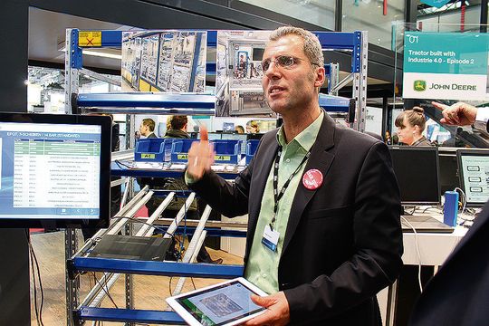 IBM's Plamen Kiradjev explains how the company's cognitive system, Watson, works by means of a project with agricultural equipment manufacturer John Deere. IBM's Plamen Kiradjev explains how the company's cognitive system, Watson, works by means of a project with agricultural equipment manufacturer John Deere.