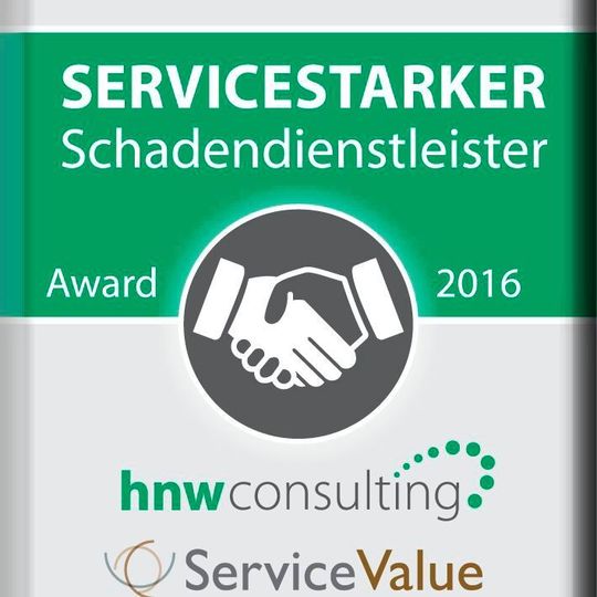 Der Stuttgarter Schadenmanager Innovation Group wurde als „Servicestarker Schadendienstleister“ ausgezeichnet. Der Stuttgarter Schadenmanager Innovation Group wurde als „Servicestarker Schadendienstleister“ ausgezeichnet.