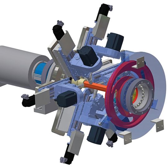 Dieses Abisolierungsautomat für Kabel arbeitet nach der CV-Linie. Sechs Fräsköpfe rotieren um das das Kabelinnere und entfernen Polymermaterial. Dieses Abisolierungsautomat für Kabel arbeitet nach der CV-Linie. Sechs Fräsköpfe rotieren um das das Kabelinnere und entfernen Polymermaterial.