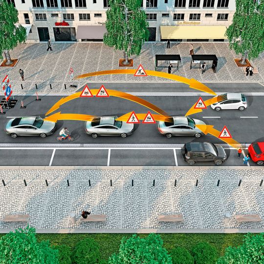 Die PTV Group und die Stadt Karlsruhe wollen bis Anfang 2017 gemeinsam ein Echtzeit-Verkehrsprognosesystem aufbauen. Die PTV Group und die Stadt Karlsruhe wollen bis Anfang 2017 gemeinsam ein Echtzeit-Verkehrsprognosesystem aufbauen.