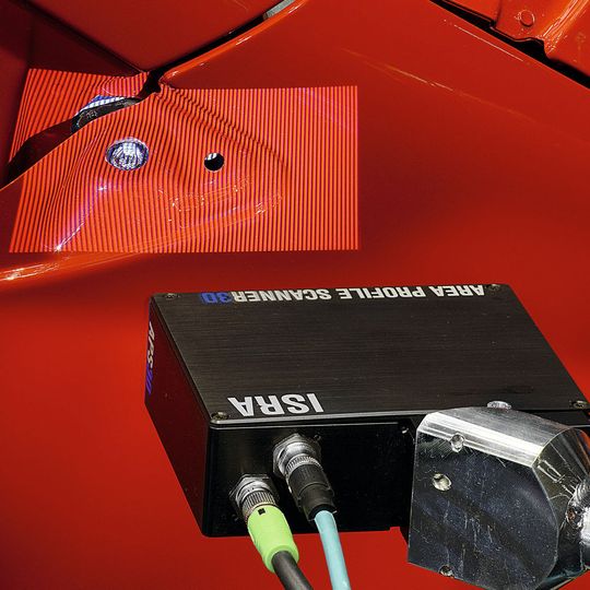 Der APS3D erfasst das Objekt mit einem Streifen- oder Zufallsmuster oder Phase-Shift-Beleuchtung – je nach Aufgabe. Der APS3D erfasst das Objekt mit einem Streifen- oder Zufallsmuster oder Phase-Shift-Beleuchtung – je nach Aufgabe.
