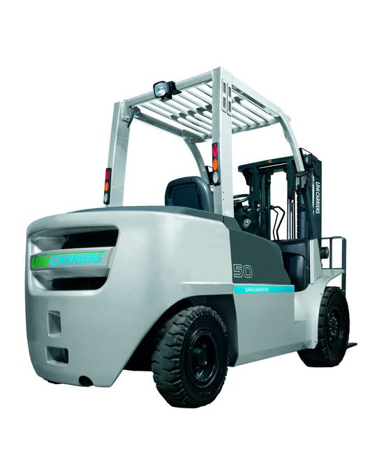 Ein Unicarriers-Frontstapler der Serie GX.