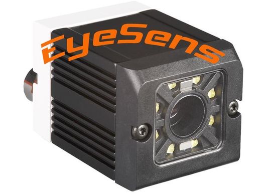 Der Vision Sensor EyeSens DMC ist zum Lesen von DMC- und QR-Codes geeignet. Der Vision Sensor EyeSens DMC ist zum Lesen von DMC- und QR-Codes geeignet.