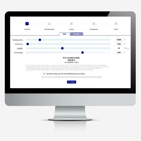 Mit dem neuen Onlinekalkulator will die BDK dem onlineaffinen Kunden ein neues Tool zur Krediteinschätzung zur Verfügung stellen.