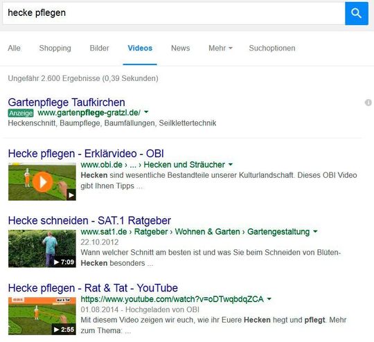 Screenshot via Google Videos im Juli 2016.