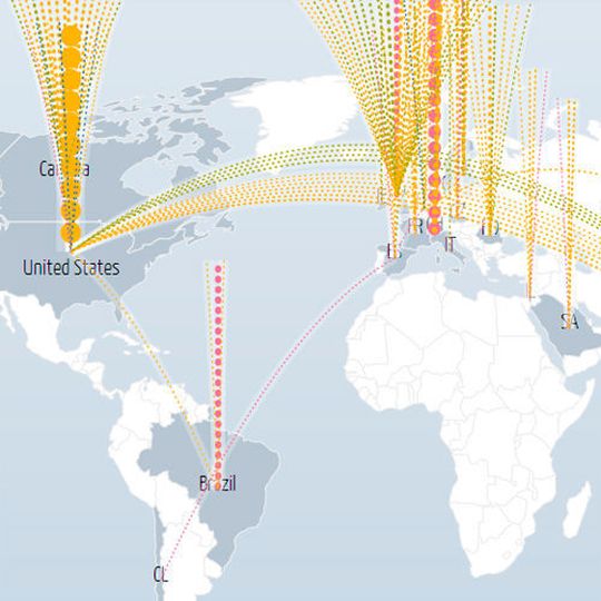 In den letzten 18 Monaten fanden weltweit durchschnittlich 124.000 DDoS-Angriffe pro Woche statt; der größte Angriff umfasste dabei eine Bandbreite von 579 Gbps. In den letzten 18 Monaten fanden weltweit durchschnittlich 124.000 DDoS-Angriffe pro Woche statt; der größte Angriff umfasste dabei eine Bandbreite von 579 Gbps.