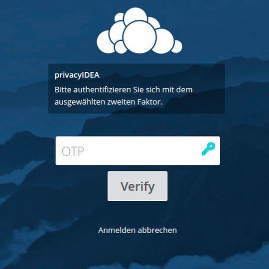 Die privacyIDEA ownCloud App ermöglicht die Anmeldung an ownCloud mit einem zweiten Faktor, der gegen privacyIDEA authentifiziert wird. Die privacyIDEA ownCloud App ermöglicht die Anmeldung an ownCloud mit einem zweiten Faktor, der gegen privacyIDEA authentifiziert wird.