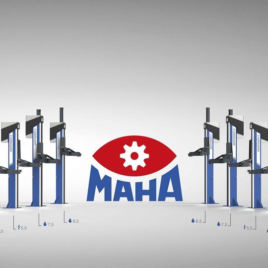 Maha zeigt auf der diesjährigen Automechanika in Frankfurt seine neue Zwei-Säulen-Hebebühnen-Familie „Mapower II“, die neun verschiedene Modelle umfasst. Maha zeigt auf der diesjährigen Automechanika in Frankfurt seine neue Zwei-Säulen-Hebebühnen-Familie „Mapower II“, die neun verschiedene Modelle umfasst.