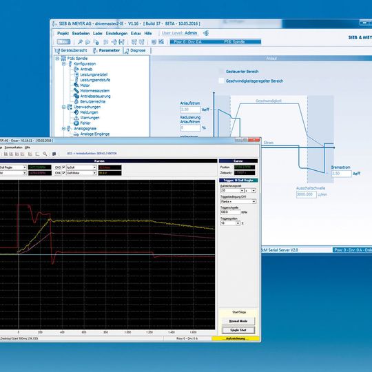 Die Software Drivemaster 2 für die Parametrierung der Antriebsverstärker von Sieb & Meyer soll besonders übersichtlich gestaltet und intuitiv zu bedienen sein. Die Software Drivemaster 2 für die Parametrierung der Antriebsverstärker von Sieb & Meyer soll besonders übersichtlich gestaltet und intuitiv zu bedienen sein.