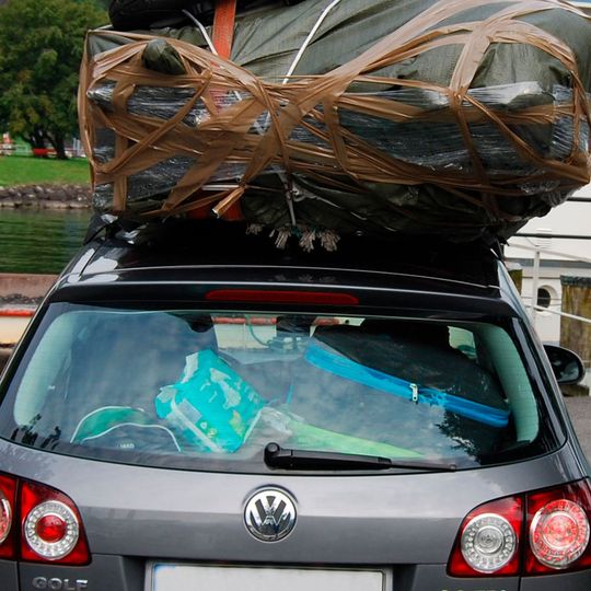 Nächstes Mal vielleicht doch lieber eine Dachbox. Nächstes Mal vielleicht doch lieber eine Dachbox.
