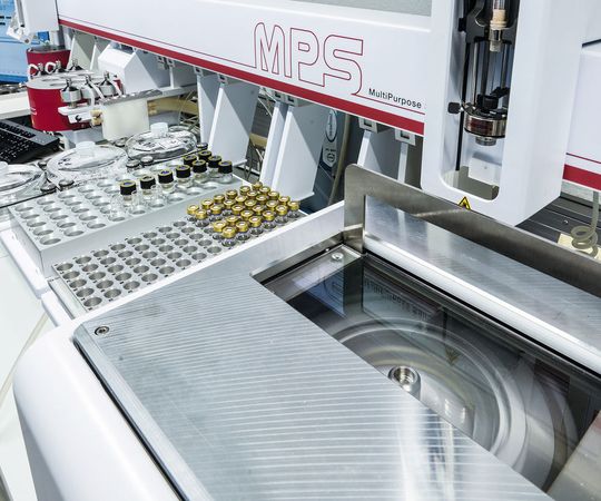 Gerstel-Multi-Purpose-Sampler (MPS) ausgestattet mit Zentrifuge, mVAP und quickMix Gerstel-Multi-Purpose-Sampler (MPS) ausgestattet mit Zentrifuge, mVAP und quickMix