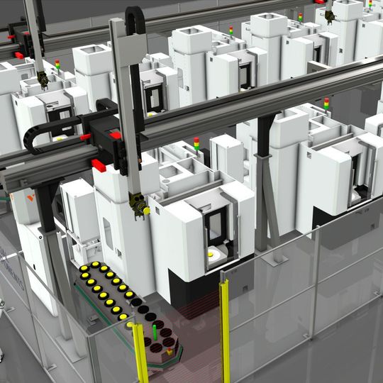 Visual Components zeigt auf der AMB 2016 seine neue Lösung für die 3D-Fabrikplanung und -simulation. Visual Components zeigt auf der AMB 2016 seine neue Lösung für die 3D-Fabrikplanung und -simulation.