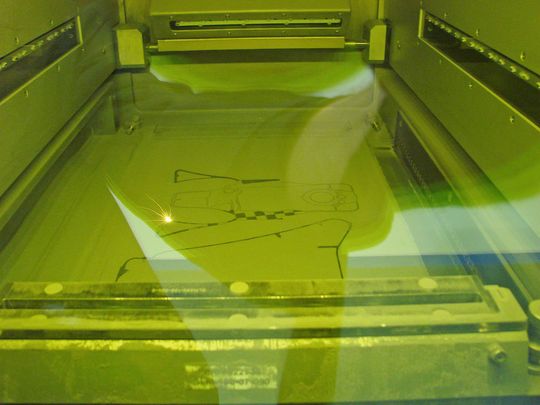 La combinaison de plusieurs faisceaux lasers augmente la productivité de la SLM 500HL. La combinaison de plusieurs faisceaux lasers augmente la productivité de la SLM 500HL.