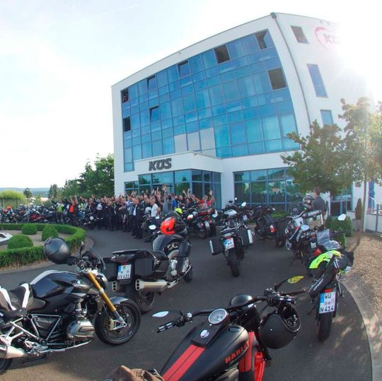 Die Tour 2016 startete bei der KÜS in Losheim am See.