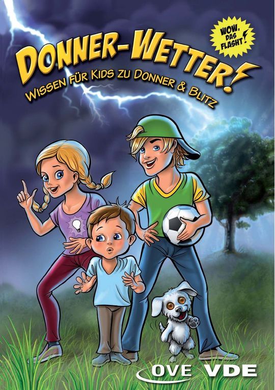 In der App und dem Comic geben die drei Comic-Helden Laura, Basti und Linus Tipps bei Donner & Blitz. In der App und dem Comic geben die drei Comic-Helden Laura, Basti und Linus Tipps bei Donner & Blitz.