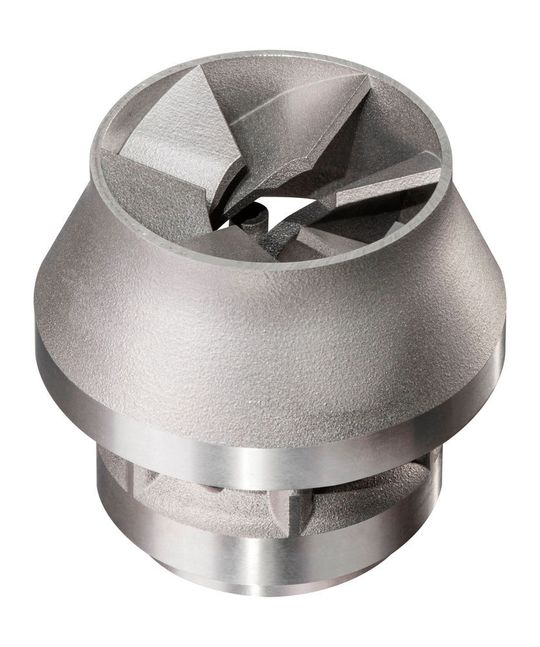 Materials Solutions fertigt solche Brennerköpfe für die Siemens-Gasturbinen mittels 3D-Druck. Materials Solutions fertigt solche Brennerköpfe für die Siemens-Gasturbinen mittels 3D-Druck.