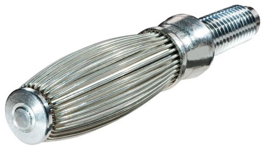 Der erste Drahtfederkontakt: Ein Strauchbesen brachte Otto Dunkel 1937 auf die Idee des Drahtfederkontaktes, der an jeder Stelle immer den gleichen Kontaktdruck ausübt. Der erste Drahtfederkontakt: Ein Strauchbesen brachte Otto Dunkel 1937 auf die Idee des Drahtfederkontaktes, der an jeder Stelle immer den gleichen Kontaktdruck ausübt.