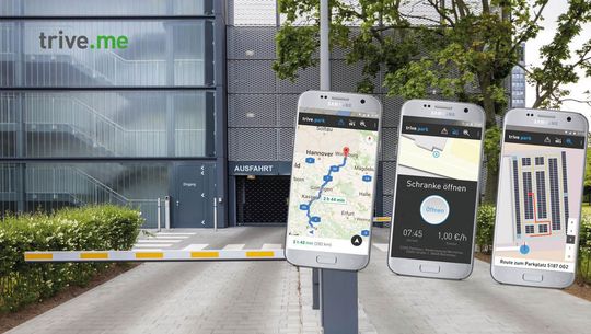 Die App soll den Fahrer nicht nur zu dem besten Parkplatz im Parkhaus navigieren können, sondern führt ihn auch darüber hinaus zu Fuß zu einem Wunschziel. Die App soll den Fahrer nicht nur zu dem besten Parkplatz im Parkhaus navigieren können, sondern führt ihn auch darüber hinaus zu Fuß zu einem Wunschziel.