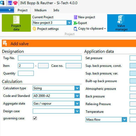 In der Version 4.0 von Si-Tech wurde die Bedienoberfläche einem Windows-Fenster angeglichen.
