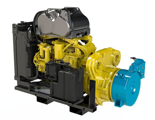 Eine Pumpenverteilergetriebe-Lösung von Stiebel-Getriebebau wirkt beim energieeffizienten, elektrifizierten Antriebssystem für Landmaschinen „Smart Power Systems“ von Zeppelin Power Systems und Jenoptik Power Systems mit. Eine Pumpenverteilergetriebe-Lösung von Stiebel-Getriebebau wirkt beim energieeffizienten, elektrifizierten Antriebssystem für Landmaschinen „Smart Power Systems“ von Zeppelin Power Systems und Jenoptik Power Systems mit.