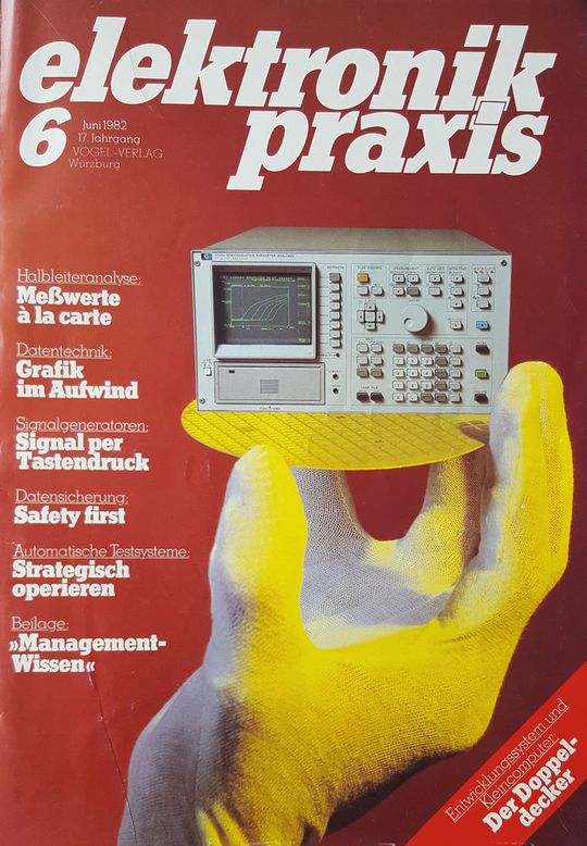 ELEKTRONIKPRAXIS-Ausgabe vom Juni 1982: Manfred Schmitz, Firmengründer von MEN, präsentierte Auszüge seiner Diplomarbeit zum brandneuen EF 9365 Display-Prozessor von Thomson. ELEKTRONIKPRAXIS-Ausgabe vom Juni 1982: Manfred Schmitz, Firmengründer von MEN, präsentierte Auszüge seiner Diplomarbeit zum brandneuen EF 9365 Display-Prozessor von Thomson.