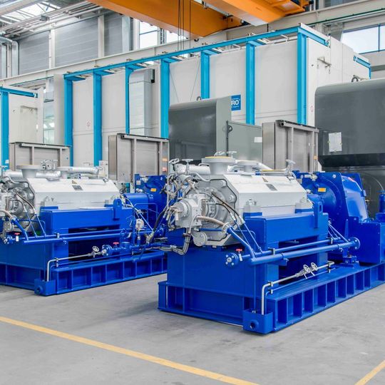 HGC type pumps, similar to those that will be employed in the new cellulose plant in Três Lagoas, Brazil. HGC type pumps, similar to those that will be employed in the new cellulose plant in Três Lagoas, Brazil.