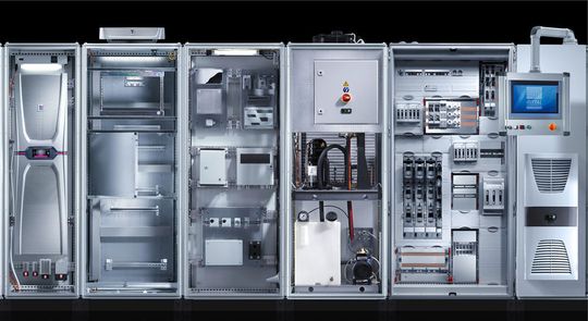 Schaltschranktechnik: Die Schaltschrank- und IT-Rack-Systemplattform TS 8 ist heute Basis für die branchenübergreifende Systemarchitektur „Rittal – Das System.“. Schaltschranktechnik: Die Schaltschrank- und IT-Rack-Systemplattform TS 8 ist heute Basis für die branchenübergreifende Systemarchitektur „Rittal – Das System.“.