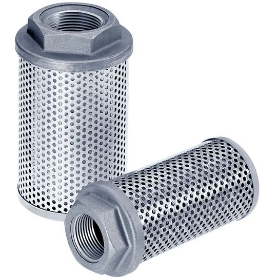 Das Bild zeigt Rückstromverteiler aus Stahl mit perforierten Auslaufbereichen. Das Bild zeigt Rückstromverteiler aus Stahl mit perforierten Auslaufbereichen.