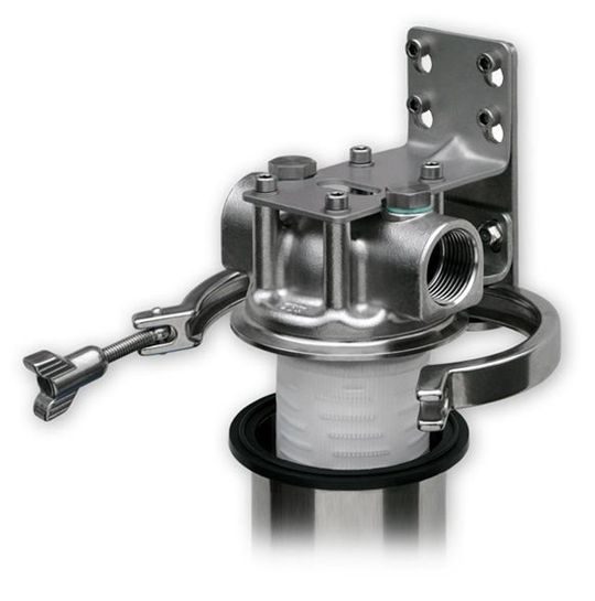 Mit dem 25-bar-Filtergehäuse der Serie 1FU mit Rundgewinde und 1FUC (TC-Verschluss) präsentiert Fuhr Filtertechnik Kerzenfiltergehäuse zur Aufnahme einer DOE-Filterkerze oder Adapterfilterkerze. Mit dem 25-bar-Filtergehäuse der Serie 1FU mit Rundgewinde und 1FUC (TC-Verschluss) präsentiert Fuhr Filtertechnik Kerzenfiltergehäuse zur Aufnahme einer DOE-Filterkerze oder Adapterfilterkerze.