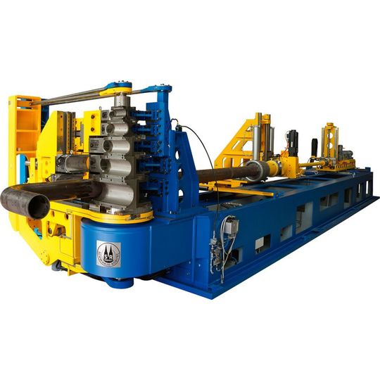 Die Rohrkaltbiegemaschine CNC 220 HD biegt Rohre mit einem maximalen Durchmesser von circa 220 mm und einer Wandstärke bis circa 22 mm. Die Rohrkaltbiegemaschine CNC 220 HD biegt Rohre mit einem maximalen Durchmesser von circa 220 mm und einer Wandstärke bis circa 22 mm.