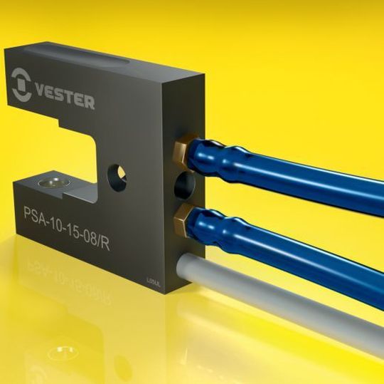 PSA-Serie mit Stecker 4-polig M12 beziehungsweise 5-polig M16 von Vester. PSA-Serie mit Stecker 4-polig M12 beziehungsweise 5-polig M16 von Vester.