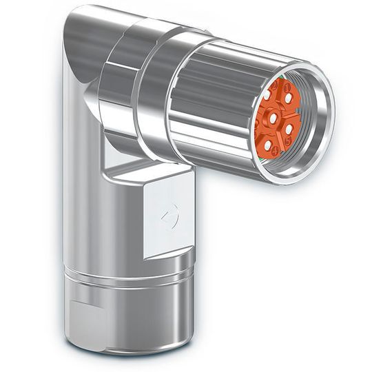 Der neue Winkelstecker M23 soll mit niedriger Bauhöhe punkten. Er ist 16 mm niedriger als das Vorgängermodell. Der neue Winkelstecker M23 soll mit niedriger Bauhöhe punkten. Er ist 16 mm niedriger als das Vorgängermodell.