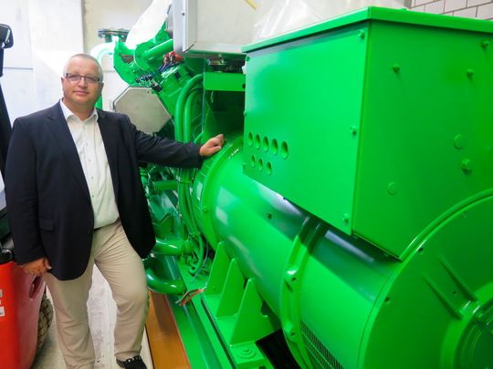 Fühlt sich nicht nur für die Mitarbeiter, sondern auch für die Umwelt am Ort verantwortlich: Betriebsleiter Jörg Reichenbach.