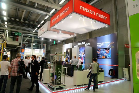 Le slogan de maxon: Complete drive Systems and Solutions, vu à SINDEX 2016. Le slogan de maxon: Complete drive Systems and Solutions, vu à SINDEX 2016.