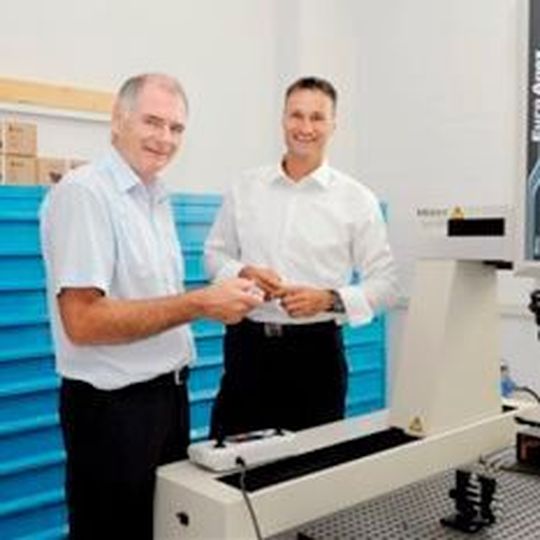 Max Maurer (li.) mit seinem Nachfolger Adrian Zwirner.