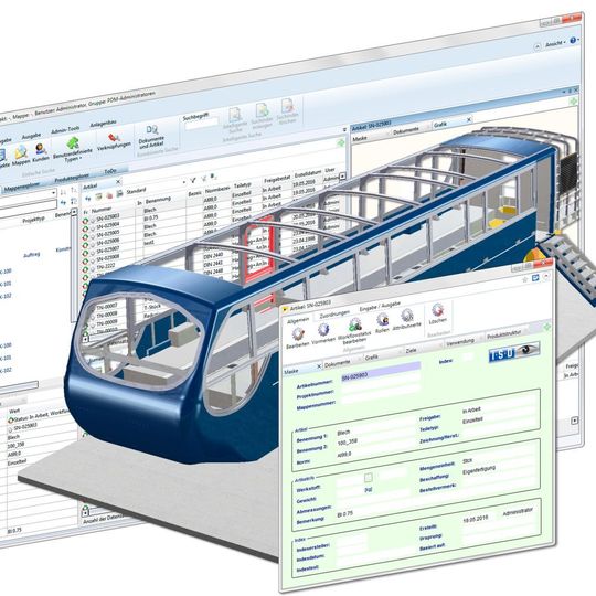 Mit der Standardintegration der PDM/PLM-Lösung Helios der ISD mit dem ERP-System Beosys Softwaren profitieren Anwender von einem durchgängiger Datenfluss zwischen Konstruktion und Fertigung. Mit der Standardintegration der PDM/PLM-Lösung Helios der ISD mit dem ERP-System Beosys Softwaren profitieren Anwender von einem durchgängiger Datenfluss zwischen Konstruktion und Fertigung.