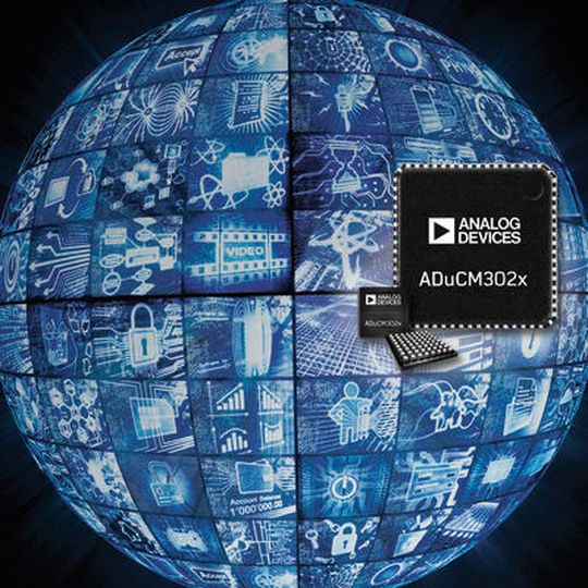 Herzstück des beschriebenen Systems: Die ADuCM302x-Reihe von Analog Devices ist dafür ausgelegt, IoT-Anwendungen zu längerer Batterielebensdauer zu verhelfen, ohne deren Sicherheit oder Zuverlässigkeit zu beeinträchtigen. Herzstück des beschriebenen Systems: Die ADuCM302x-Reihe von Analog Devices ist dafür ausgelegt, IoT-Anwendungen zu längerer Batterielebensdauer zu verhelfen, ohne deren Sicherheit oder Zuverlässigkeit zu beeinträchtigen.