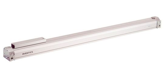 Die neuen pneumatischen Türantriebe RTC-TD bestehen aus bewährten Systemkomponenten des Standard-Pneumatikbaukastens von Aventics. In den Enddeckeln des kolbenstangenlosen Zylinders ist eine Patronenlösung für die Ventile integriert. Die neuen pneumatischen Türantriebe RTC-TD bestehen aus bewährten Systemkomponenten des Standard-Pneumatikbaukastens von Aventics. In den Enddeckeln des kolbenstangenlosen Zylinders ist eine Patronenlösung für die Ventile integriert.