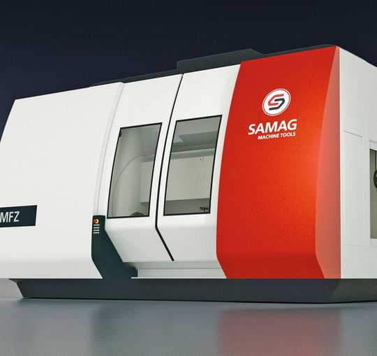 Die Samag-Maschinen der neuesten MFZ-Generation zeichnen sich durch eine deutlich verbesserte Ergonomie und Zugänglichkeit aus. Auch in Sachen Energieeffizienz und Bearbeitungspräzision sind die flexibel einsetzbaren Mehrspindler optimiert worden. Die Samag-Maschinen der neuesten MFZ-Generation zeichnen sich durch eine deutlich verbesserte Ergonomie und Zugänglichkeit aus. Auch in Sachen Energieeffizienz und Bearbeitungspräzision sind die flexibel einsetzbaren Mehrspindler optimiert worden.