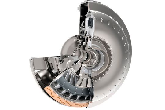 Der ITC-Drehmomentwandler von Schaeffler bietet Bauraum für einen Schwingungsdämpfer. Der ITC-Drehmomentwandler von Schaeffler bietet Bauraum für einen Schwingungsdämpfer.