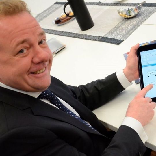 Clemens Betzemeier hat bei der Entwicklung der Tabletanwendung auf eine einfache Benutzerführung Wert gelegt.