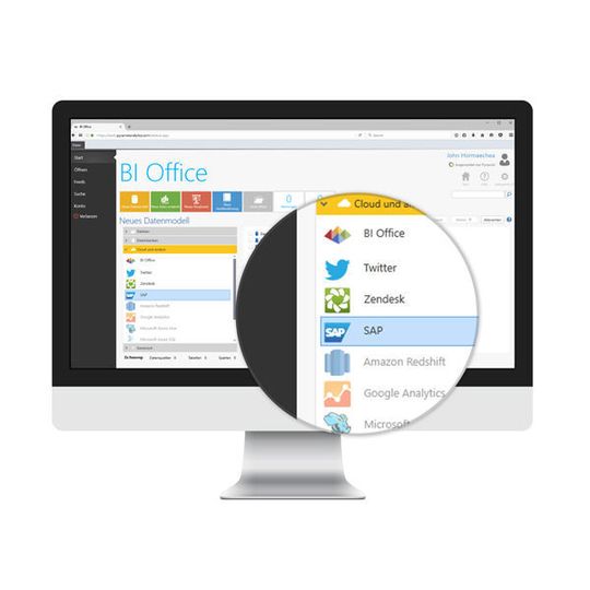 BI Office wurde um einen zertizierten SAP-Konnektor ergänzt. BI Office wurde um einen zertizierten SAP-Konnektor ergänzt.