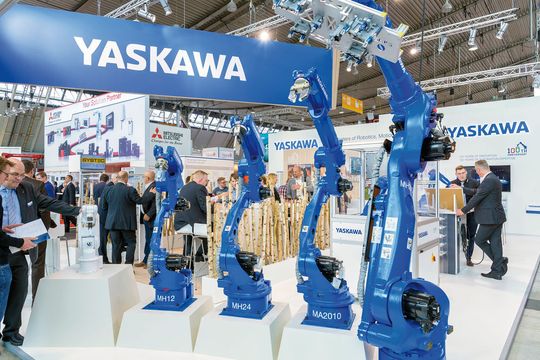 Jede Menge Robotik gibt es auf der Motek zu sehen.