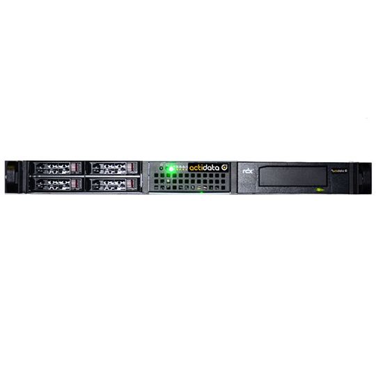 actidata bietet mit dem actiNAS SL 1U-4 RDX eine NAS-Lösung mit eingebautem RDX-Laufwerk. actidata bietet mit dem actiNAS SL 1U-4 RDX eine NAS-Lösung mit eingebautem RDX-Laufwerk.