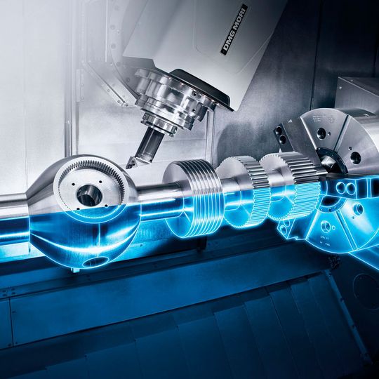 24 spezielle DMG Mori Technologiezyklen ermöglichen per Dialog eine um 80 % schnellere Direktprogrammierung an der Maschine. Zu den Beispielen zählen etwa verschiedenste Zyklen für die Fertigung von Verzahnungen oder Getrieberädern. 24 spezielle DMG Mori Technologiezyklen ermöglichen per Dialog eine um 80 % schnellere Direktprogrammierung an der Maschine. Zu den Beispielen zählen etwa verschiedenste Zyklen für die Fertigung von Verzahnungen oder Getrieberädern.