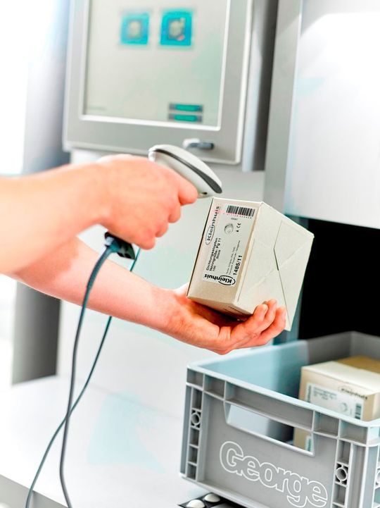 Der integrierte Warenscanner mit Suchfunktion arbeitet effektiv. Eine Anbindung an die Warenwirtschaft ist möglich.