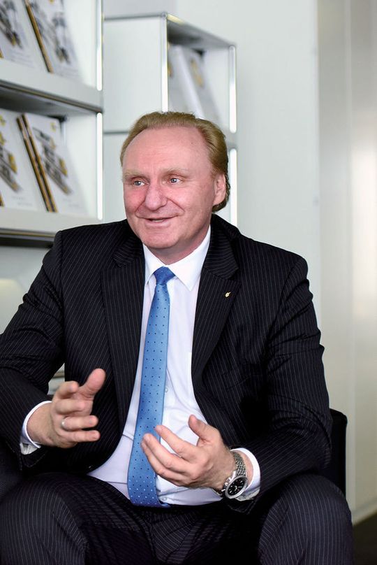 Dr. Ralf Garlichs, Executive Vice President Products and Technology bei Interroll: „Die Modular Conveyor Platform (MCP) ist für uns in EMEA und Asien ein großer Erfolg.“