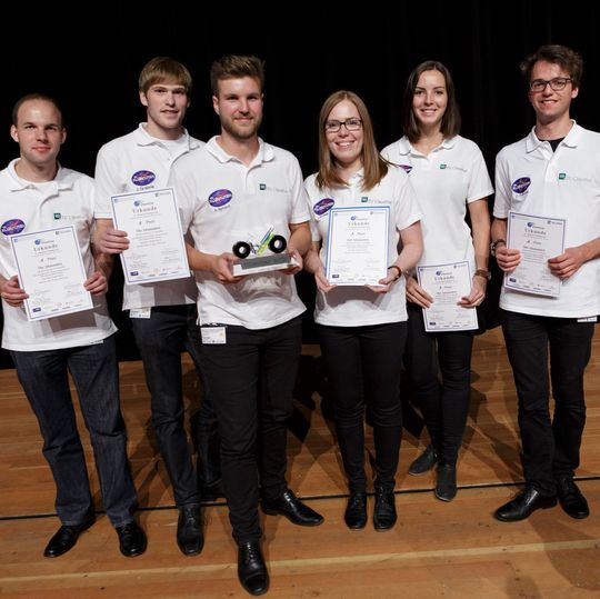 „Die Alunauten“. Das Siegerteam der TU Clausthal „Die Alunauten“. Das Siegerteam der TU Clausthal