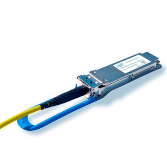 Der Intel Silicon Photonics 100G PSM4 Optical Transceiver unterstützt bei hoher Bandbreite 100 GbE optische Verbindungen über eine single-mode Glasfaser. Der Intel Silicon Photonics 100G PSM4 Optical Transceiver unterstützt bei hoher Bandbreite 100 GbE optische Verbindungen über eine single-mode Glasfaser.