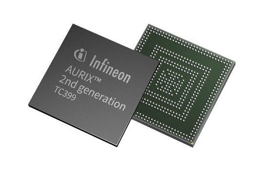 Die AURIX TC3xx-Mikrocontroller bieten sechs 32-Bit TriCore-Prozessorkerne, bis zu 16 MByte Embedded-Flashspeicher und bis zu 2.400 DMIPS Rechenleistung unter Erfüllung von ISO26262-Vorgaben. Die AURIX TC3xx-Mikrocontroller bieten sechs 32-Bit TriCore-Prozessorkerne, bis zu 16 MByte Embedded-Flashspeicher und bis zu 2.400 DMIPS Rechenleistung unter Erfüllung von ISO26262-Vorgaben.